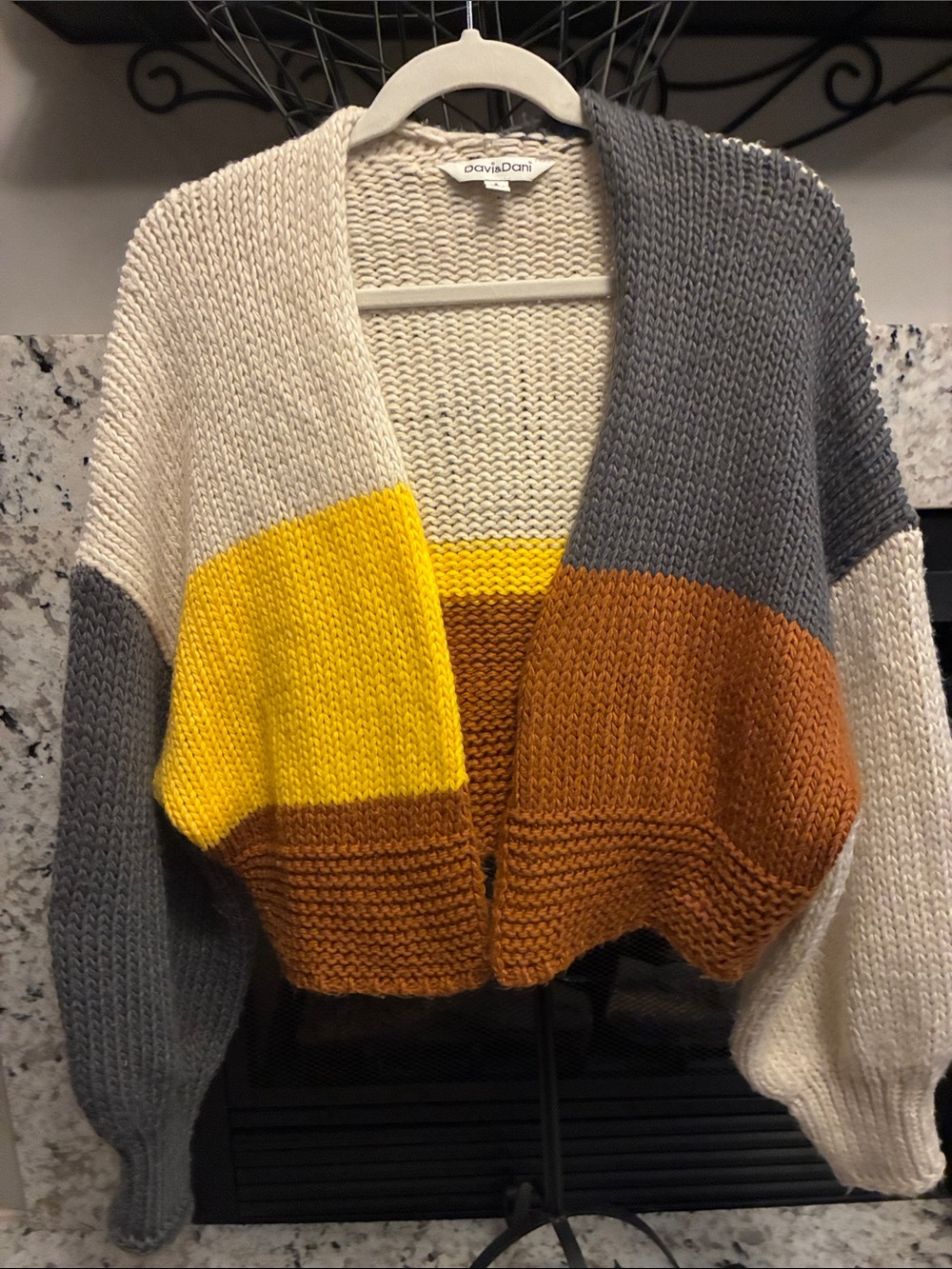 Cozy chunky knit cardigan
